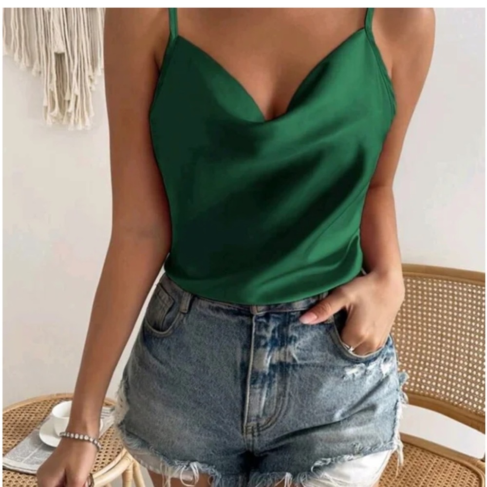 SHEIN Dark Green Bodysuit St. Patrick’s Day outfit